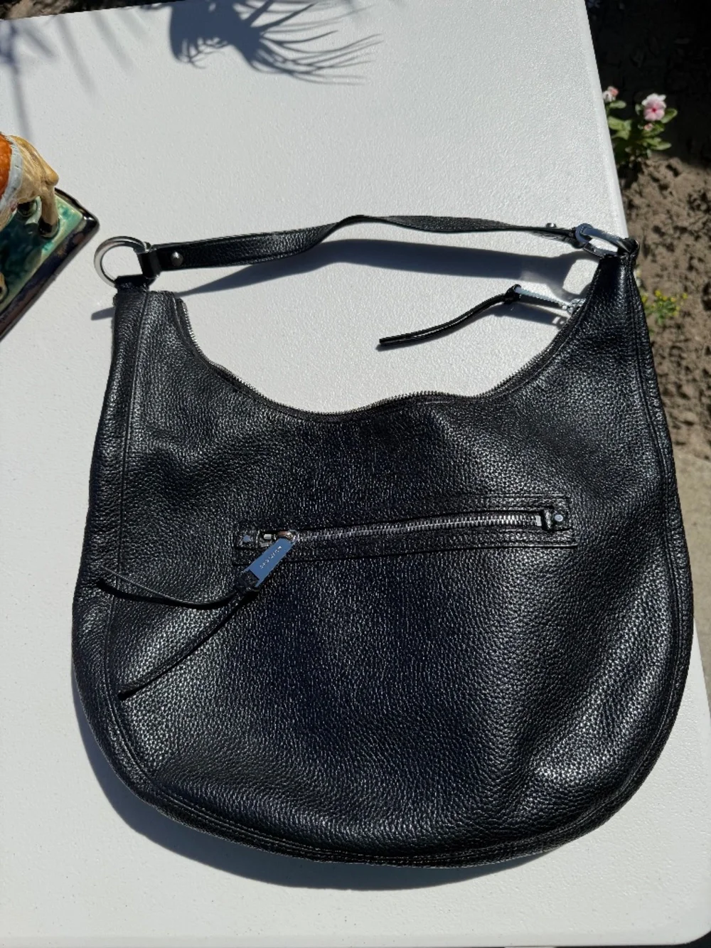 Michael Kors pebbled leather hobo bag